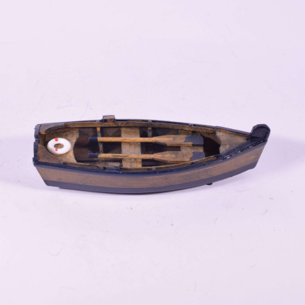 Διακοσμητικό Βάρκα Με Κουπιά Ξύλινη 15×15×4cm