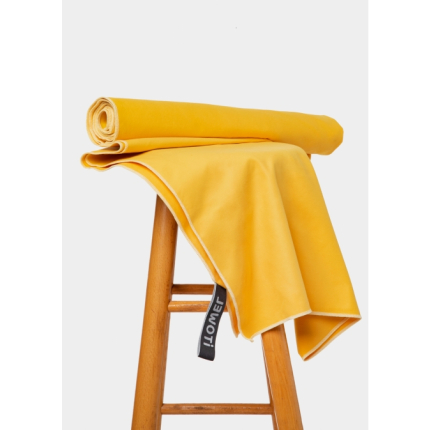 Πετσέτα Θαλάσσης Μικροϊνών Κίτρινη 180x100cm
