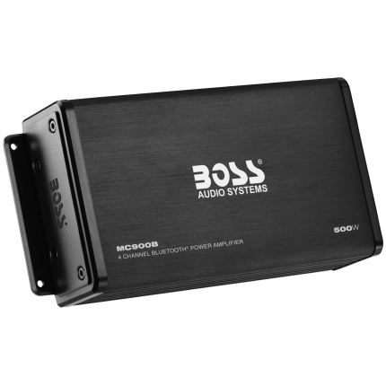 Multimedia Player 95x57mm με Ενισχυτή 500w 4 Καναλιών Boss Marine MC900B