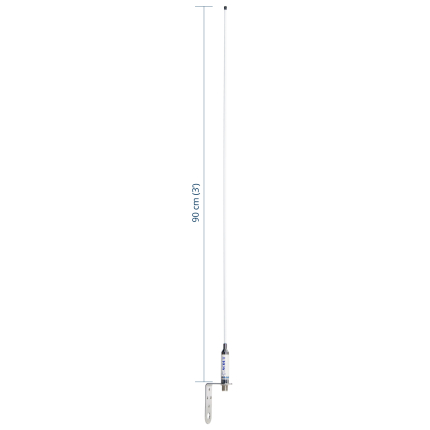 Scout® Κεραία VHF Fiberglass KM-3F/20mKIT 0,9m (3′)-Complete Set