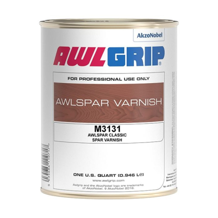 AWLGRIP Awlspar Classic Spar Varnish M3131 Διαφανές Βερνίκι 1Quart (0.946Lt)