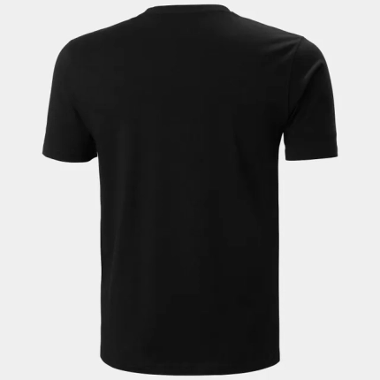 HELLY HANSEN Ανδρικό T-Shirt Logo - Μαύρο