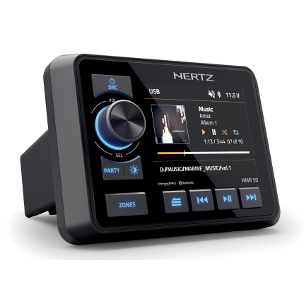 HERTZ HMR 50 Digital Media Receiver 4x50W-3 Zones