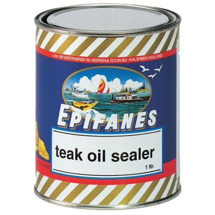 Λάδι για ξύλινες επιφάνειες-Teak Oil Sealer Epifanes Διάφανο Γυαλιστερό 1lt