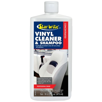 Συμπυκνωμένο καθαριστικό υφάσματος βινυλίου & σαμπουάν Concentrated Vinyl Cleaner & Shampoo Star Brite 500ml