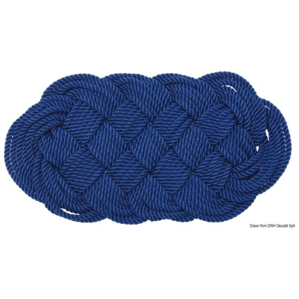Nylon Fop Rope Blue (Χαλάκι απο σχοινί)
