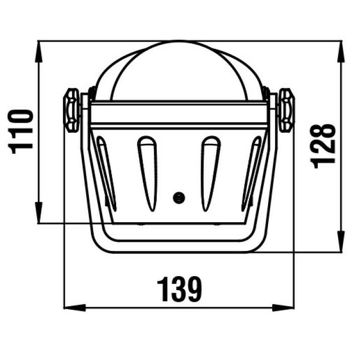 Πυξίδα με μπρακέτο για οριζόντια ή επικαθήμενη τοποθέτηση - ΒΑ2