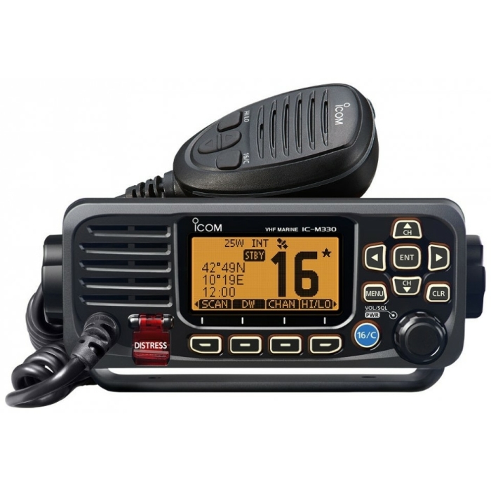 VHF Marine Transceiver GMDSS IC-M330GE ICOM Σταθερός Πομποδέκτης με ενσωματωμένο Δέκτη GPS Class D