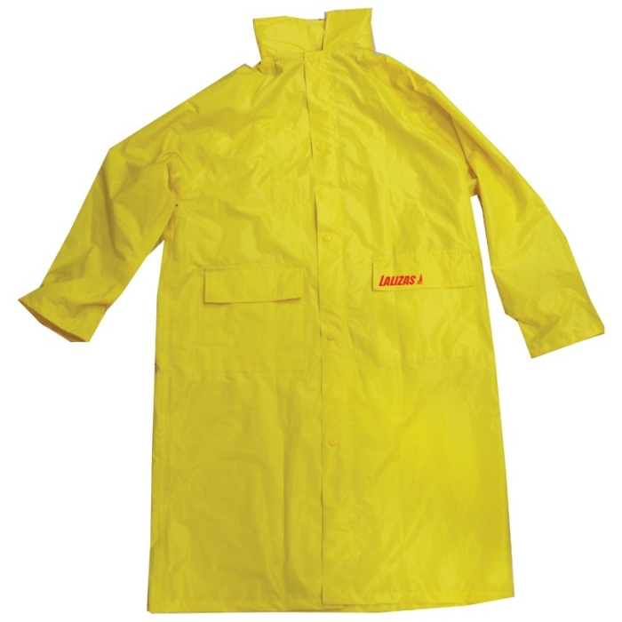 Σακάκι Αδιάβροχο μακρύ με κουκούλα κίτρινο LALIZAS