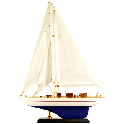 Διακοσμητικό Καράβι Ιστιοπλοϊκό Ξύλινο 30x5x42 cm (03-1704-30)
