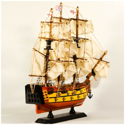 Διακοσμητικό Καράβι Ιστιοφόρο Ξύλινο "Victory" 40x9x36 cm (03-832-40)